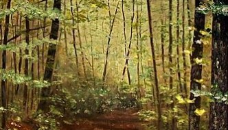 Path At Wolf Pen Mill Oil Painting