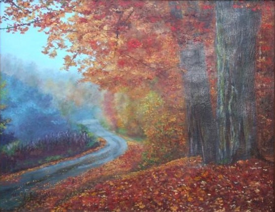 Country-Road-landscape-painting