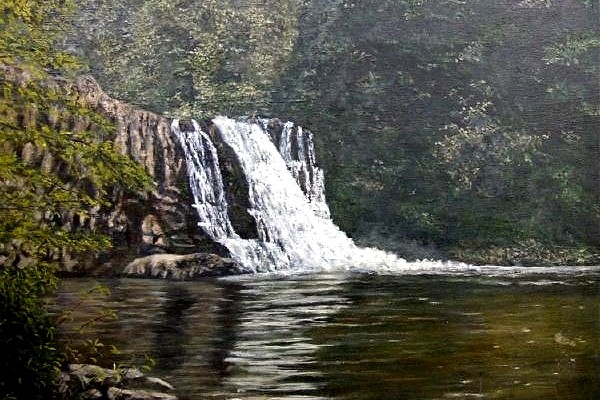 Abrams Falls Painting 30 X 40 Oil Abrams Falls Painting 30 X 40 Oil