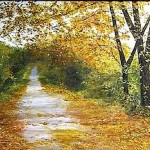 The Long Road Home – Oil Painting